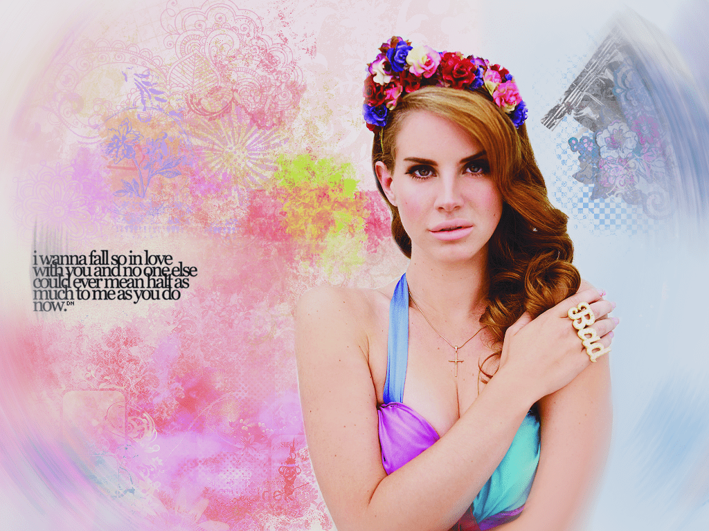 1024x768 Lana Del Rey Fan Wallpaper
