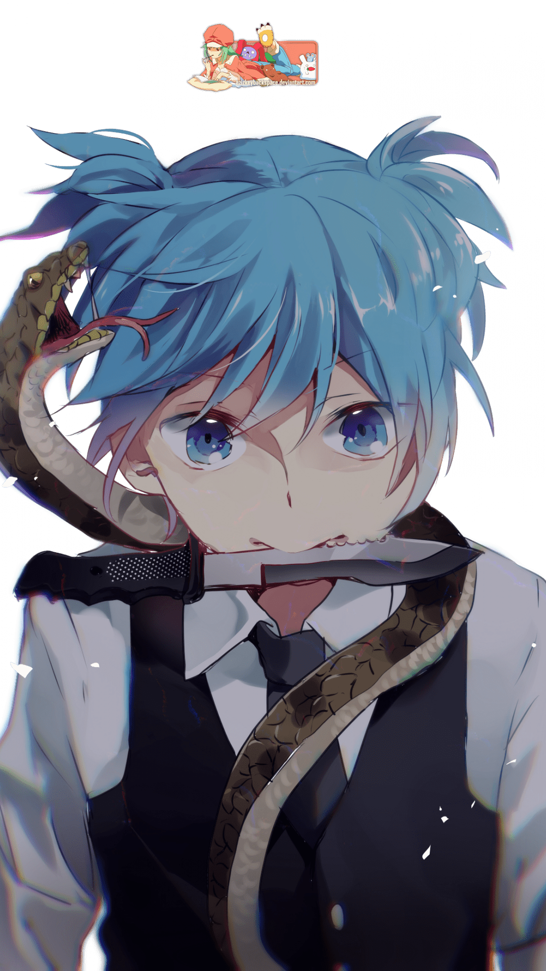 1080x1920 Free download Shiota Nagisa Ansatsu Kyoushitsu Render