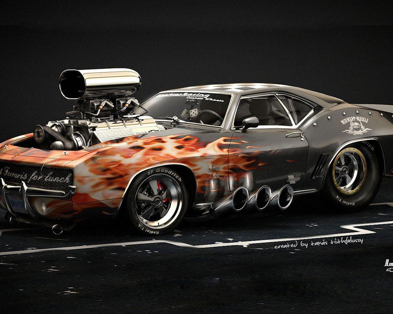 1280x1024 chevrolet camaro, hot rod, car, american muscle
