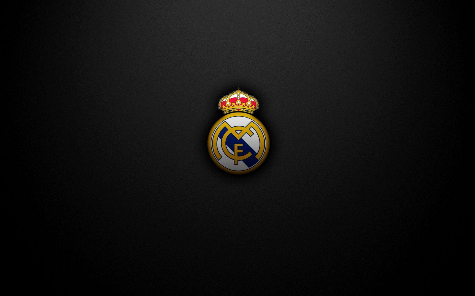 1600x1000 Real Madrid CF Logo HD Desktop Wallpaper 1074 - Real Madrid