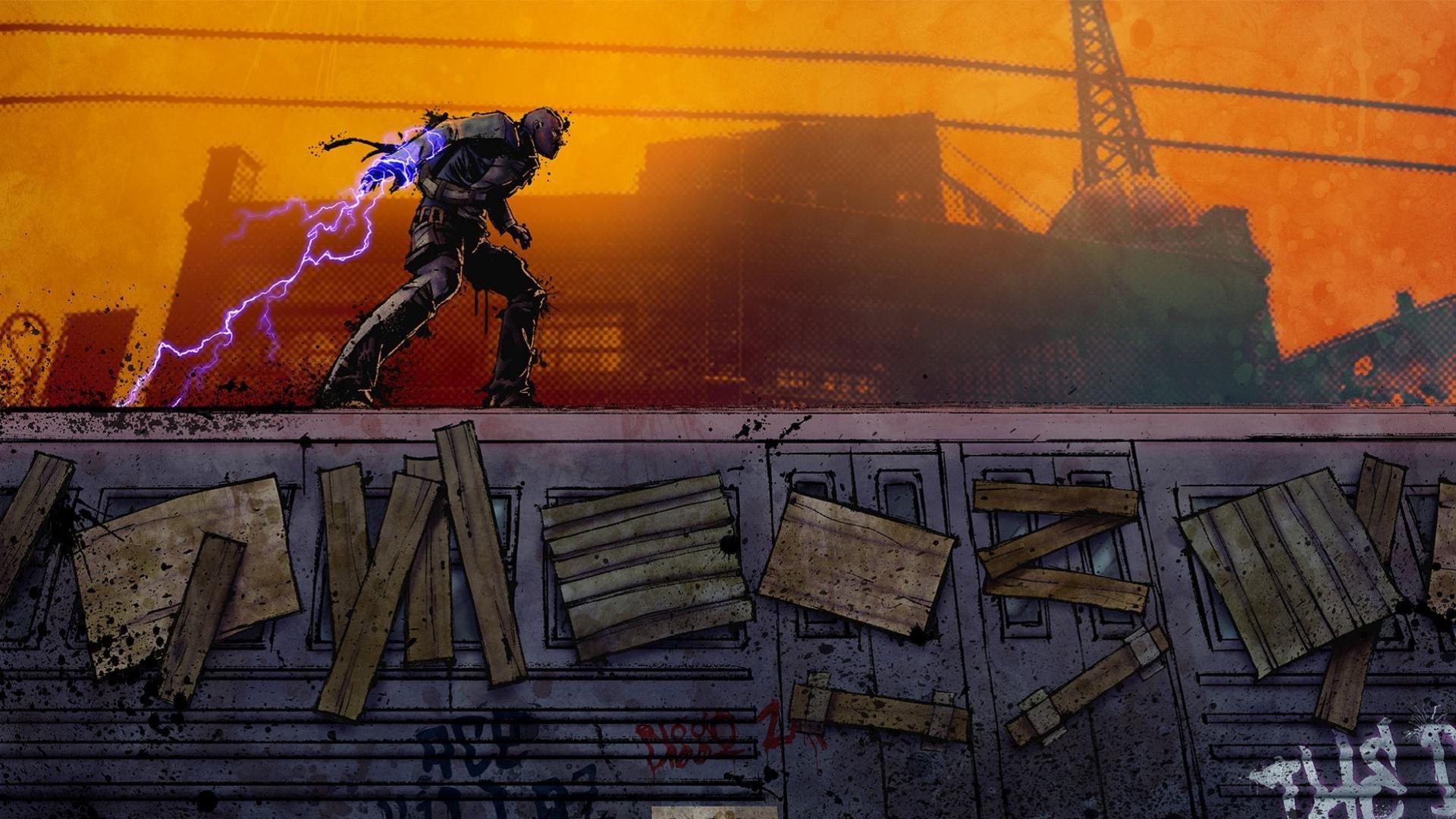 1920x1080 InFAMOUS wallpaper HD for desktop background