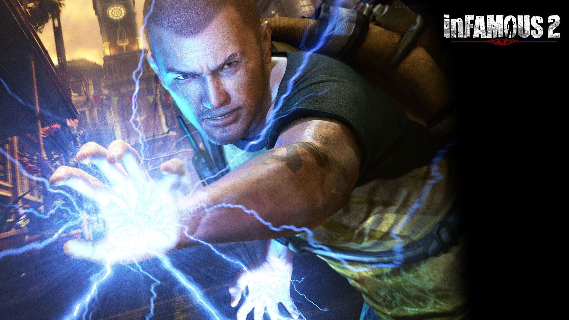 1920x1080 inFamous 2 Wallpaper in full 1080P HD