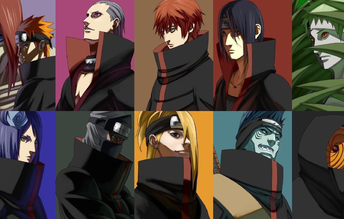 1332x850 Wallpaper mask, grin, ninja, Itachi, akatsuki, ninja, Deidara