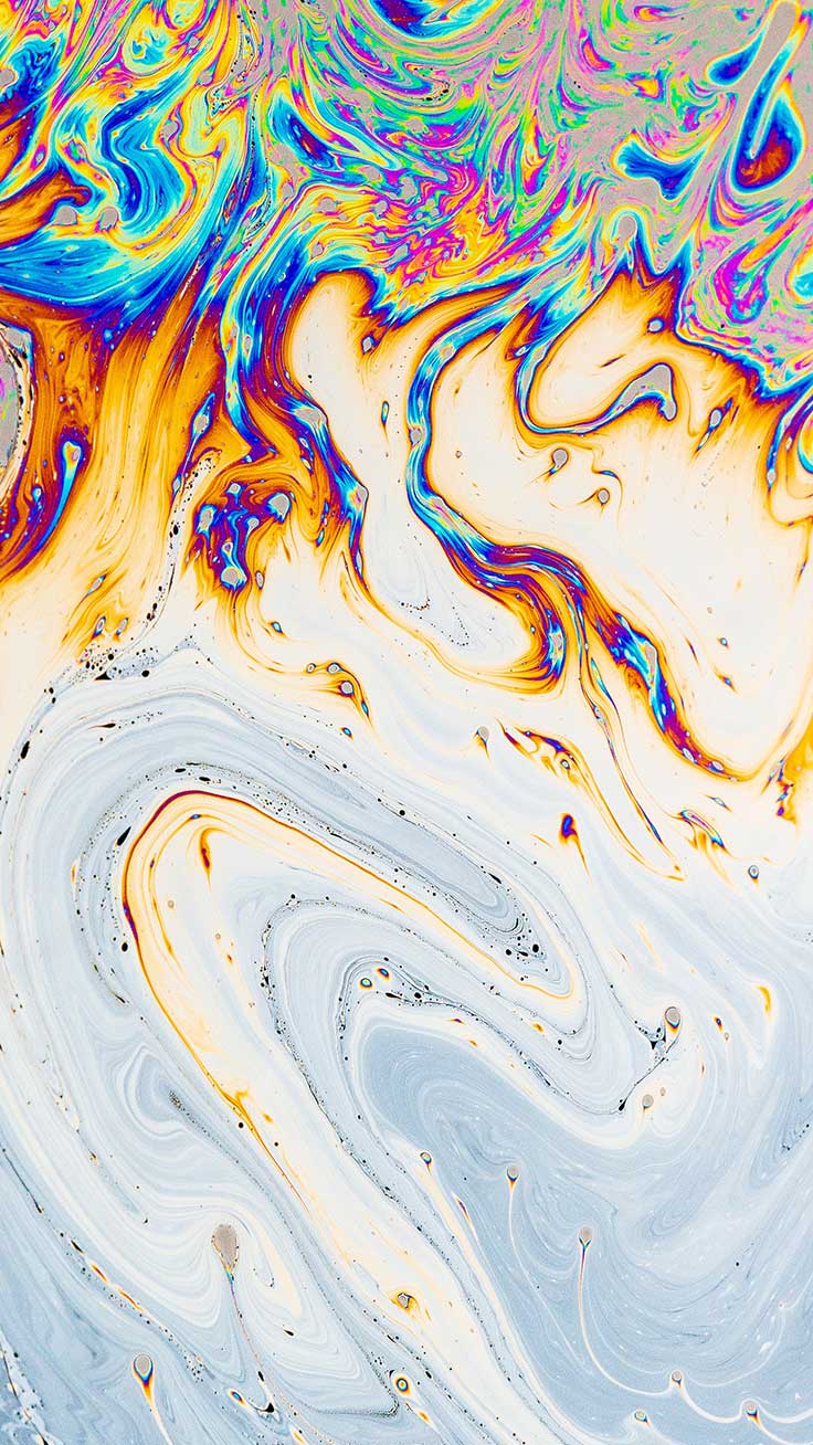 736x1308 Colorful Abstract iPhone XR Wallpaper