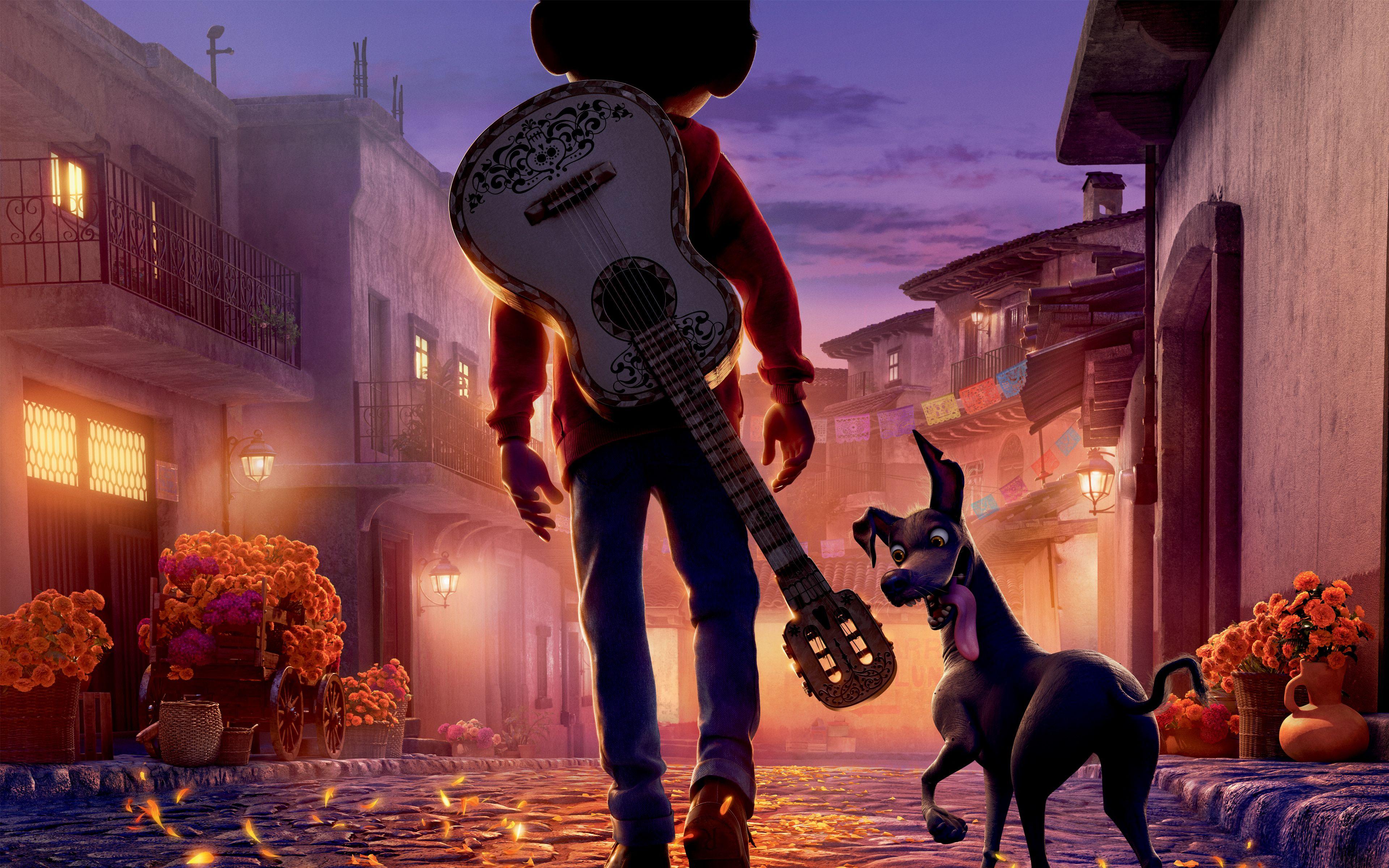 3840x2400 Pixar Coco 2017 4K 8K Wallpaper