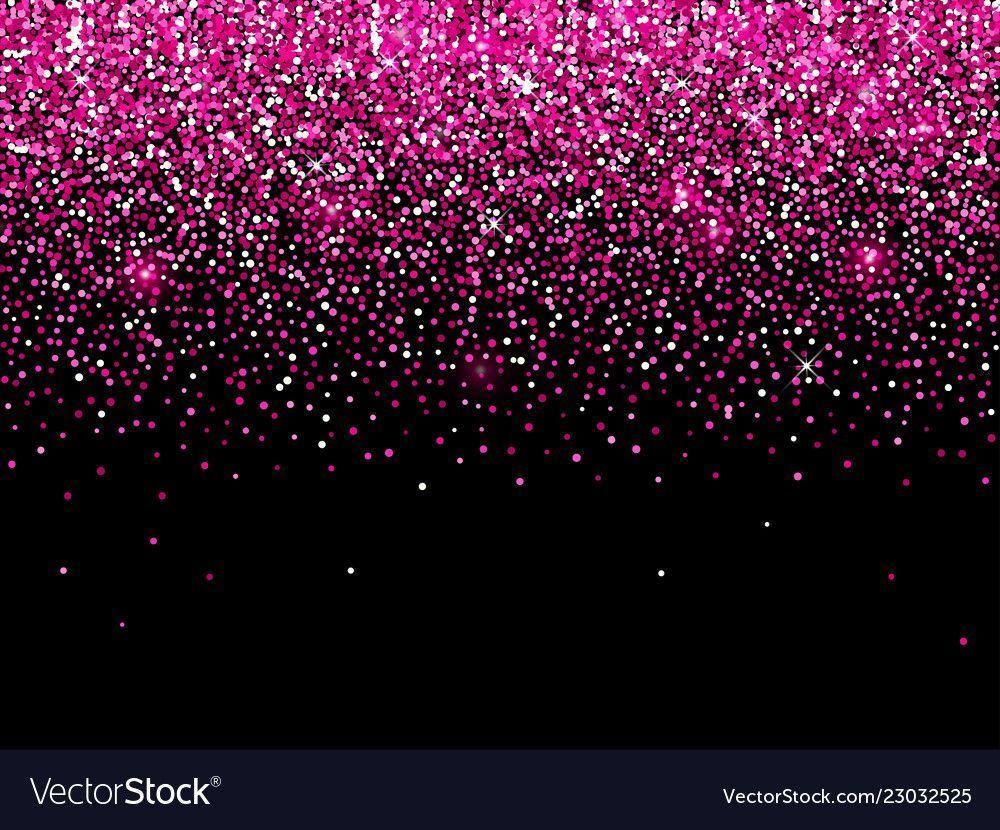 Pink Black Glitter Background - IMAGESEE