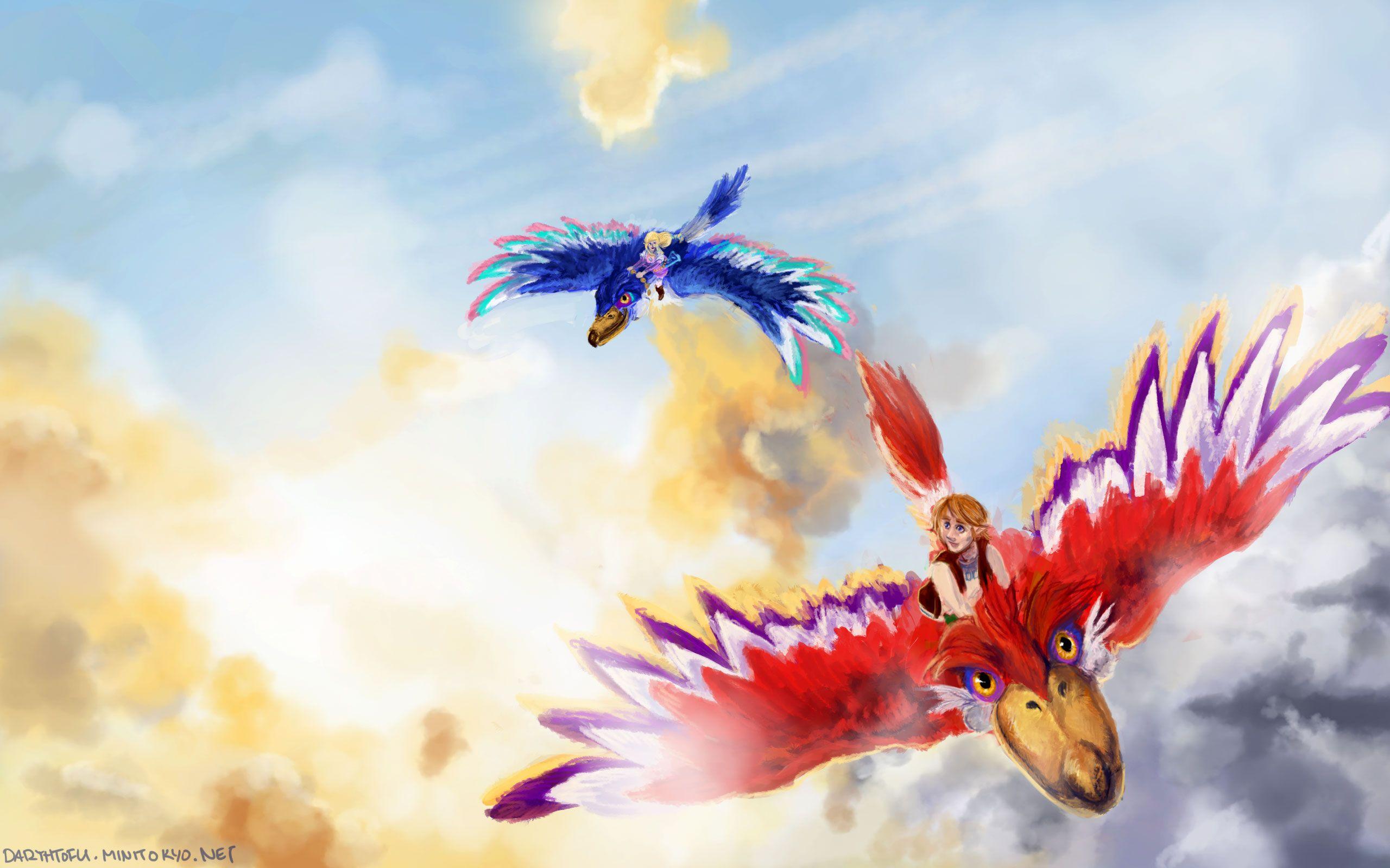 2560x1600 The Legend of Zelda: Skyward Sword Wallpaper: Flying