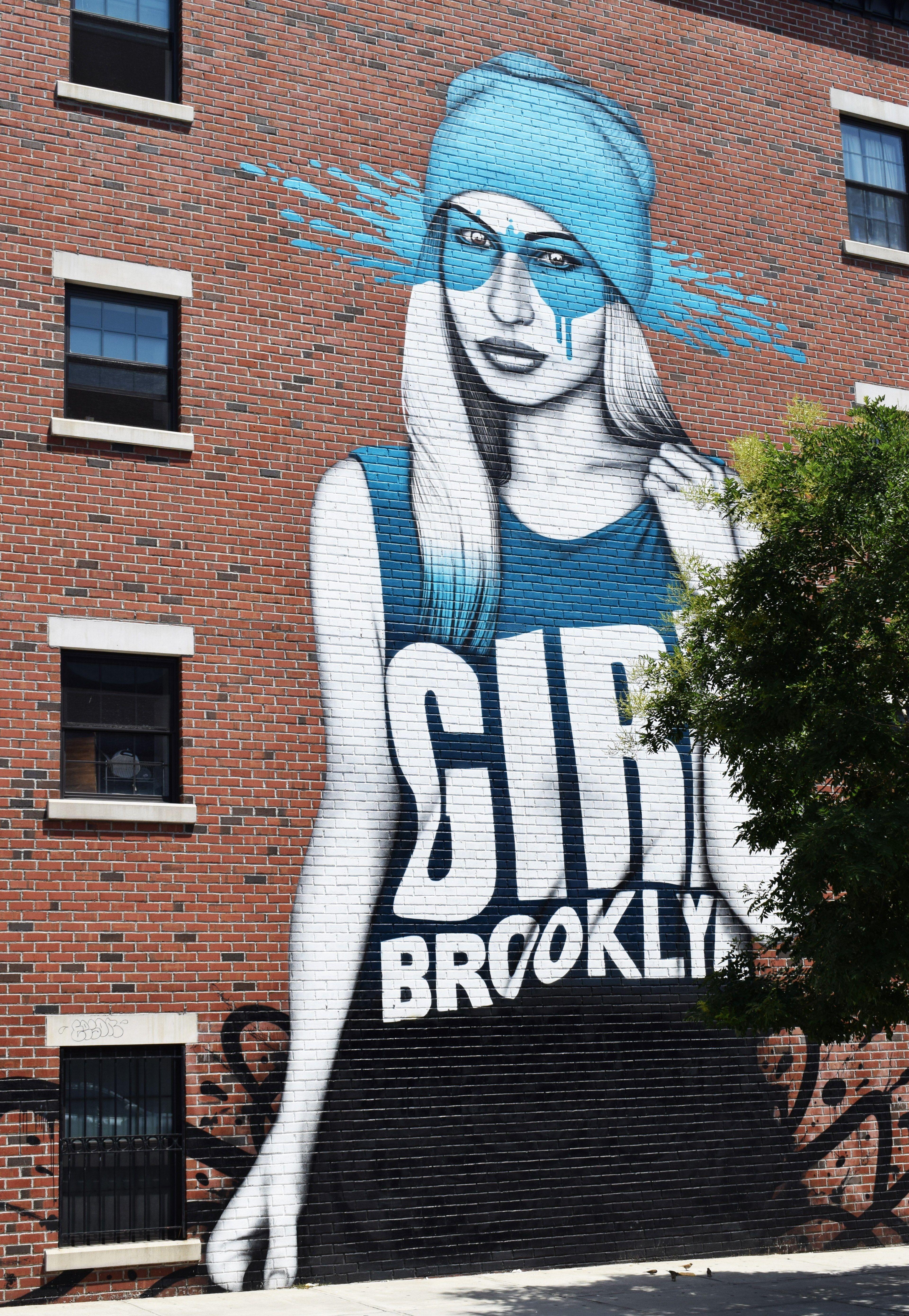 3840x5560 girl brooklyn graffiti 4k wallpaper and background
