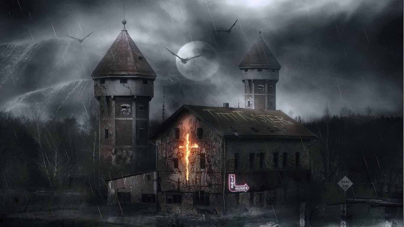 Ghost House Wallpapers - Top Free Ghost House Backgrounds - WallpaperAccess