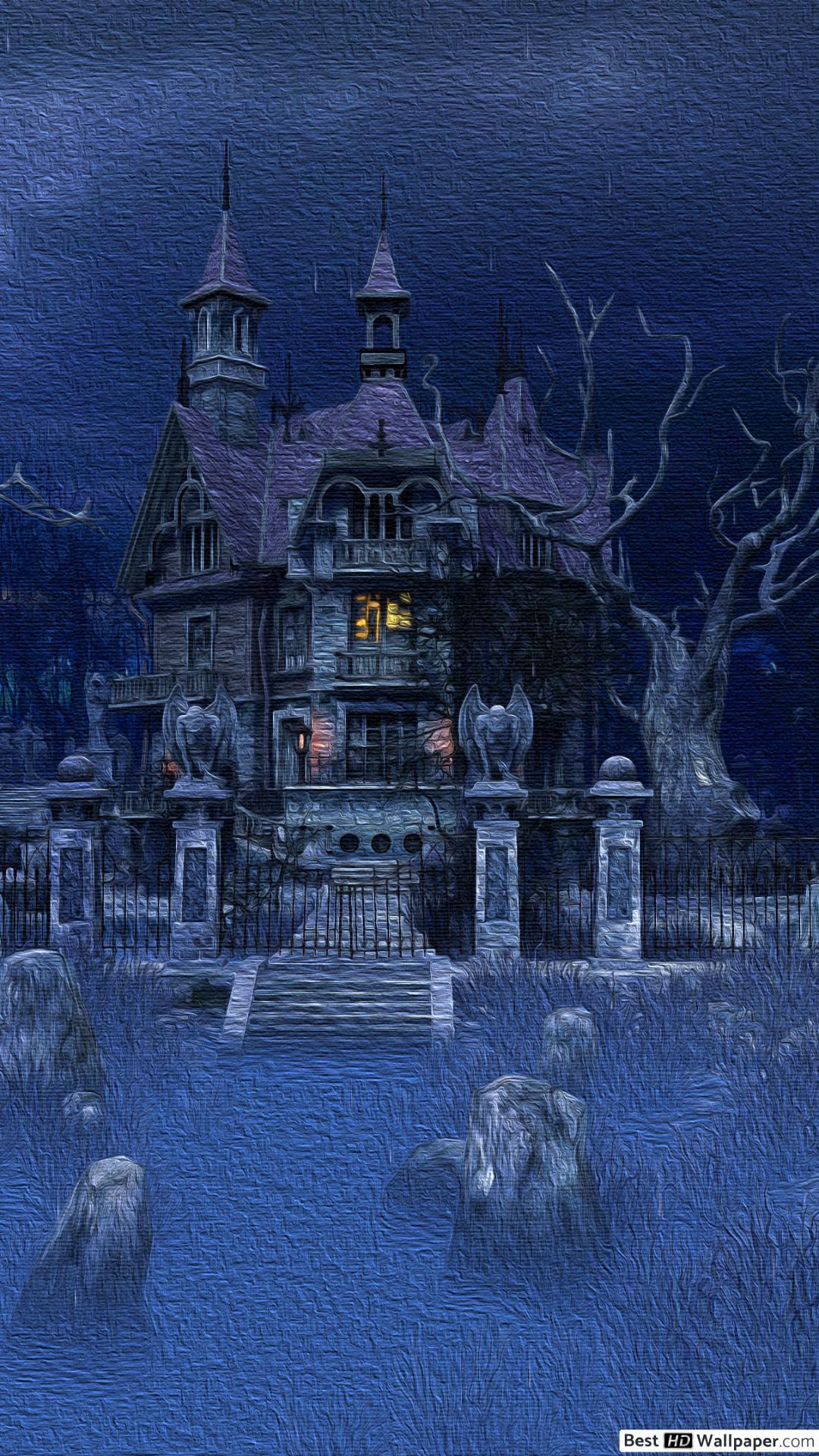 1080x1920 Haunted House HD wallpaper download