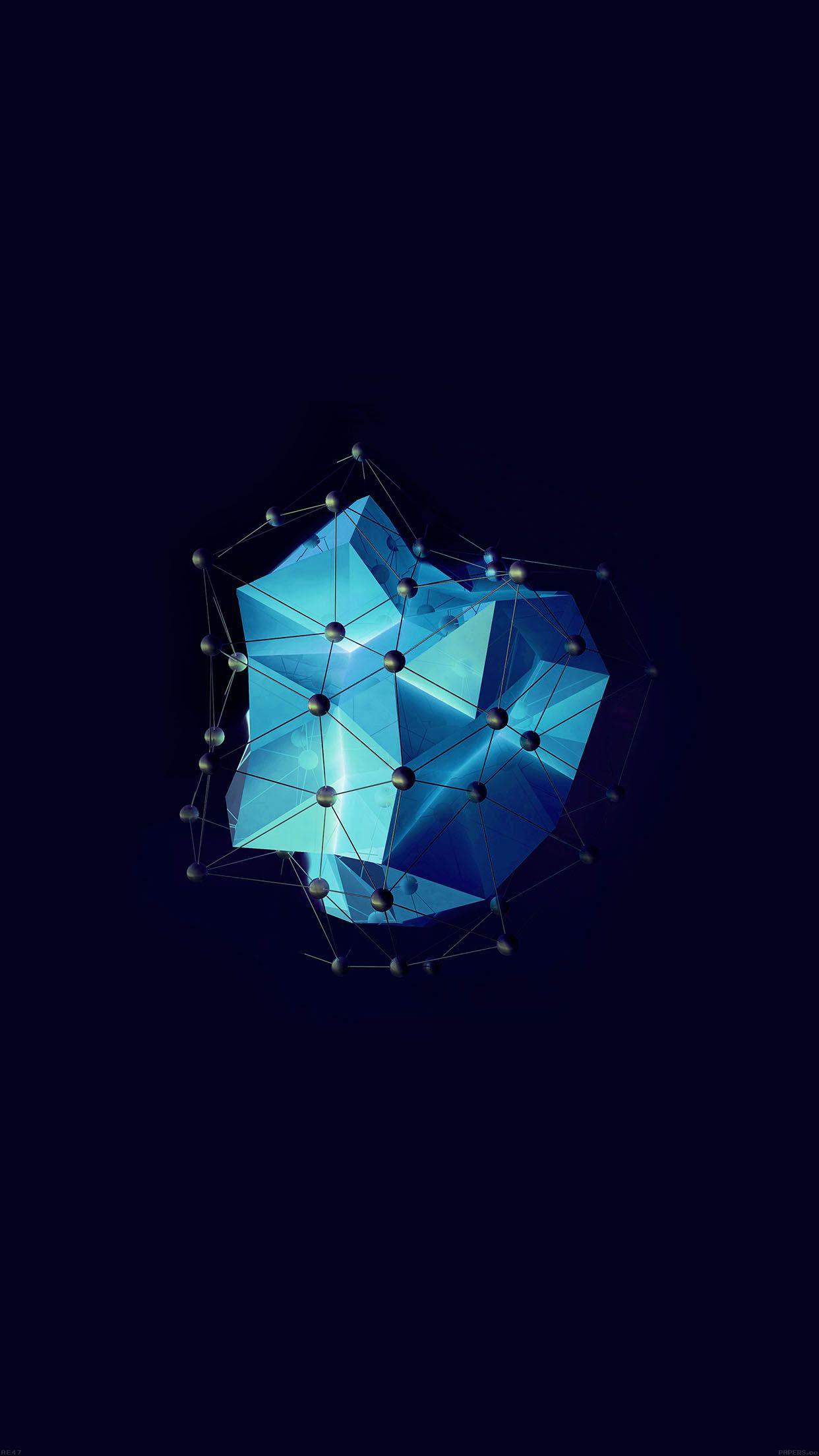 1242x2208 Abstract Dark Art Multigons Cg Art Illust