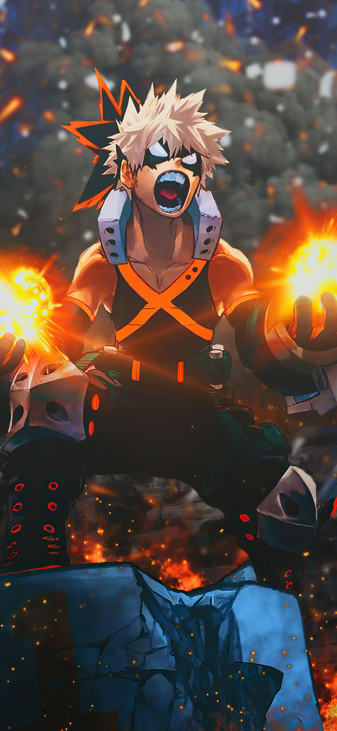 1125x2436 Bakugou Boku No Hero Academia 4k iPhone XS, iPhone 10