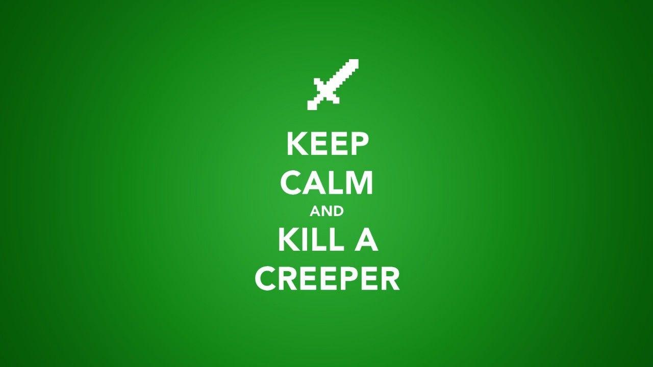 1280x720 Minecraft Creeper Background