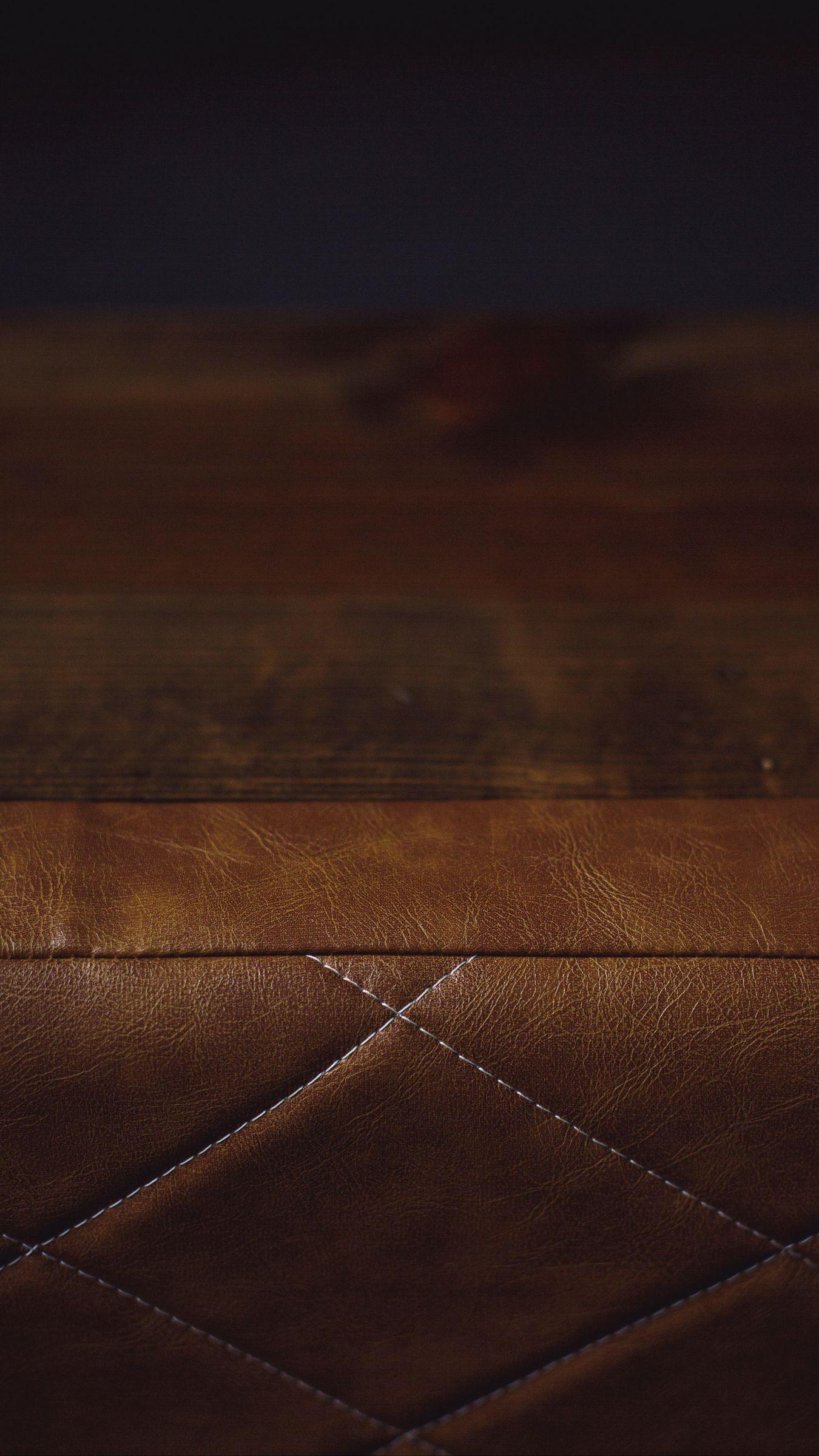 1350x2400 Download wallpaper 1350x2400 leather, brown, texture, upholstery