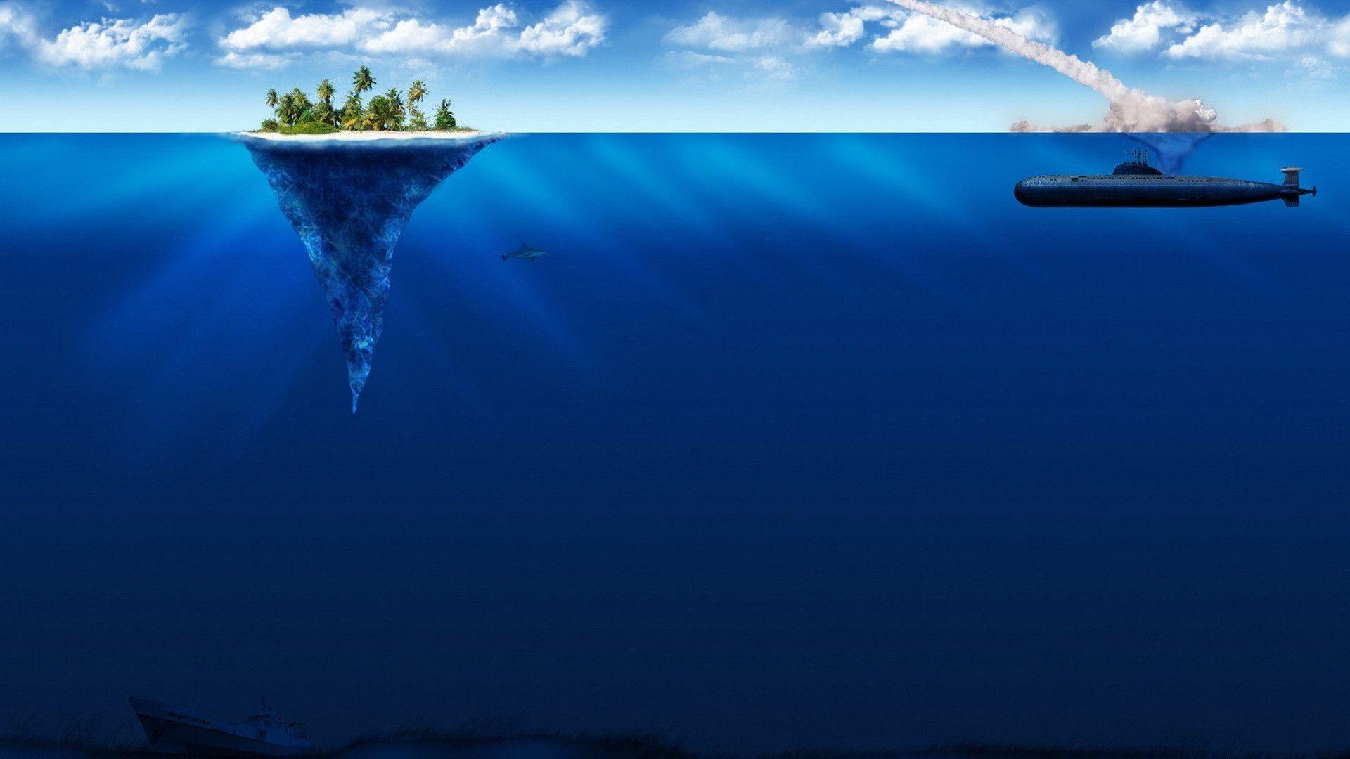 1920x1080 Deep Sea Wallpaper. Underwater wallpaper, Beach wallpaper, Ocean wallpaper
