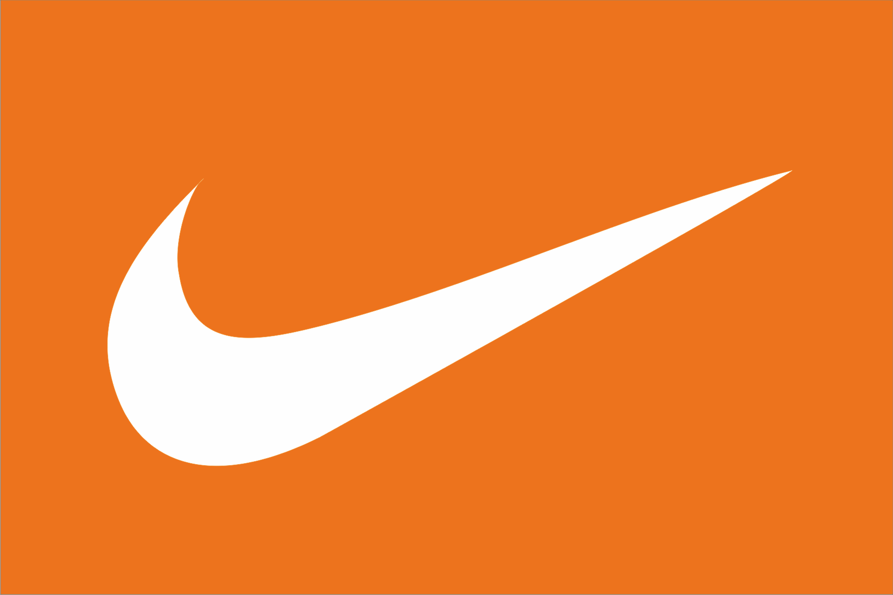 nike logo wallpaper orange