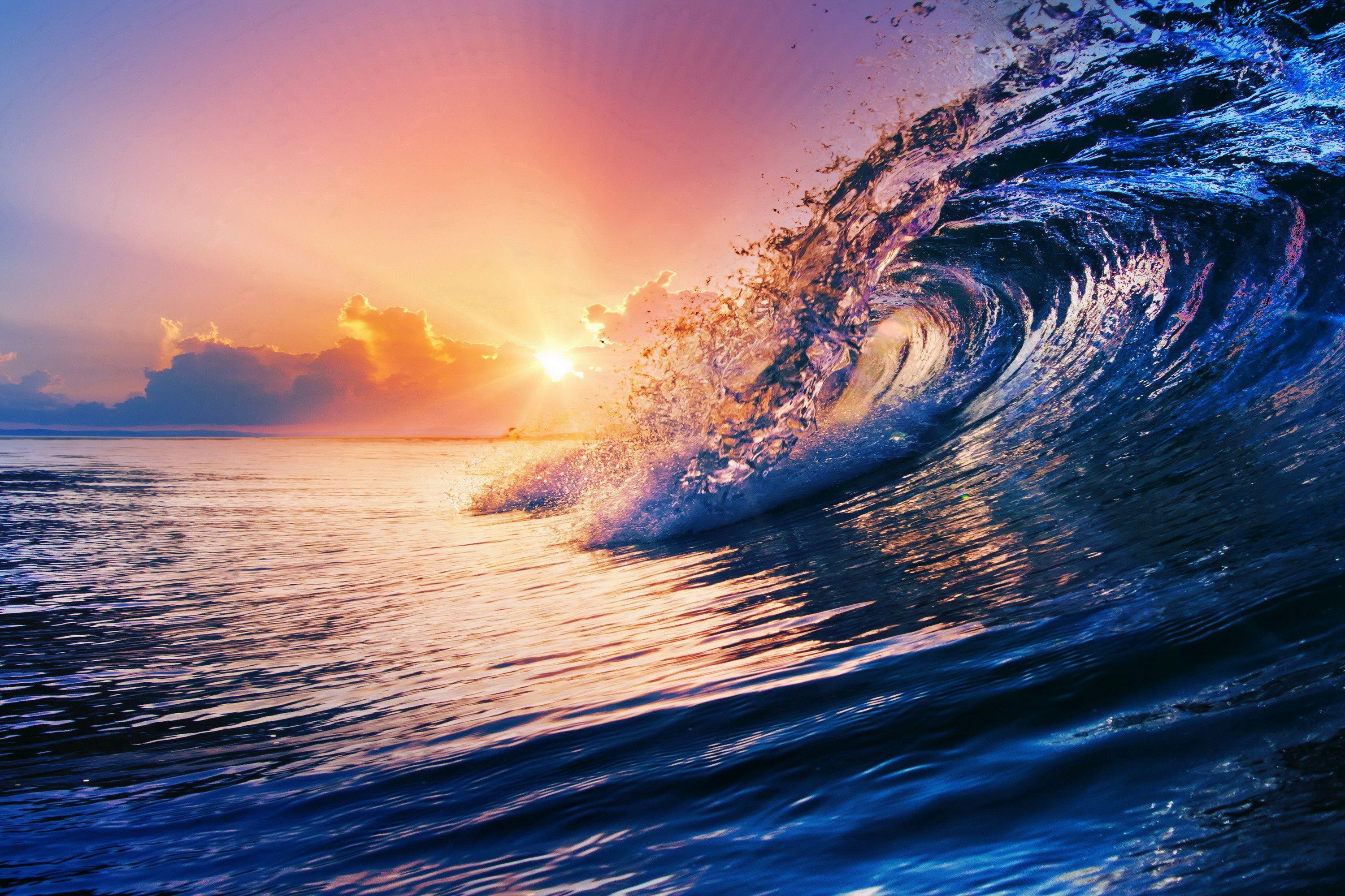 3000x2000 Ocean Wave Wallpaper