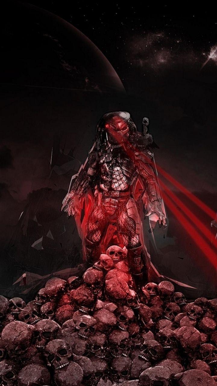 720x1280 imposing wallpaper 2018 movie, skull heap, The predator, movie
