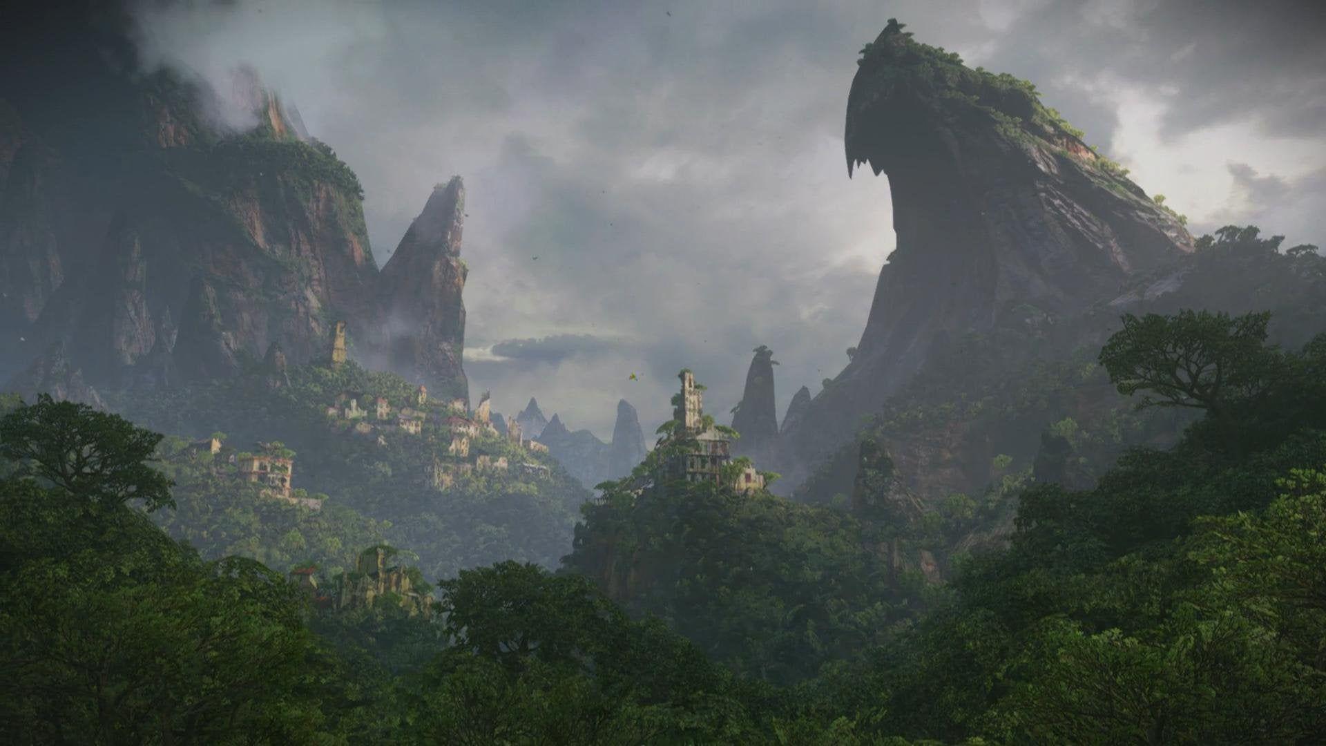 1920x1080 Uncharted 4] [Screenshot] Wallpaper Of Jungle Ruins [1920x1080]