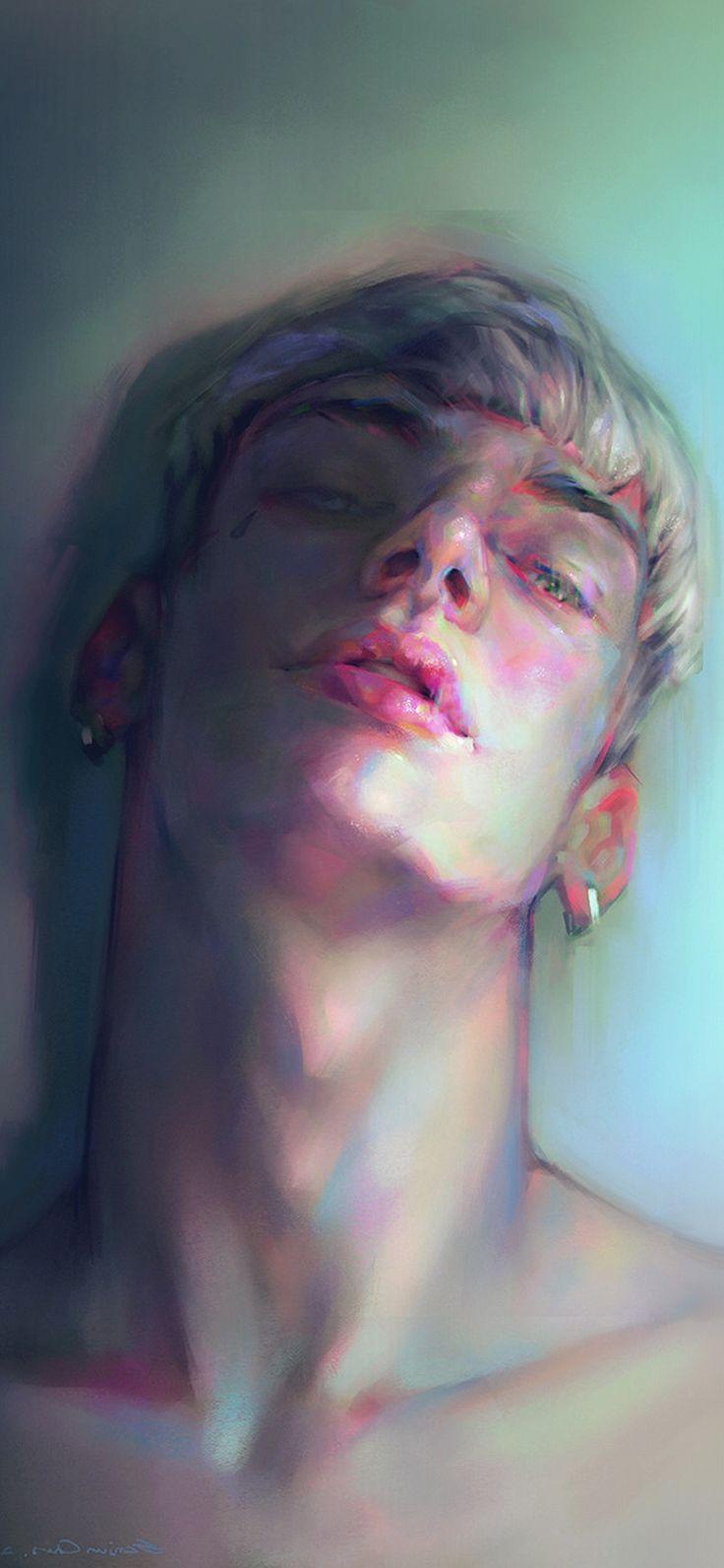 736x1593 iPhone X wallpaper : yanjun cheng boy dark color
