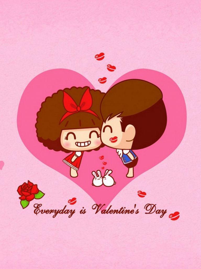 768x1024 Free download Happy Valentines Day iPhone 7 Wallpaper 2020 Cute