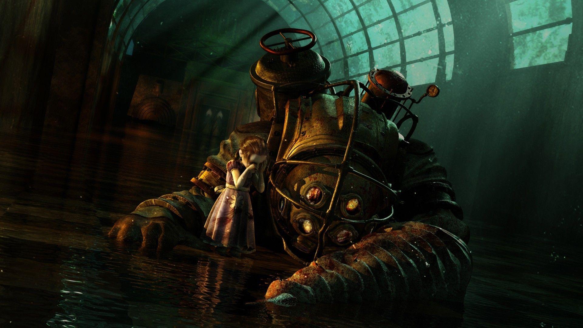 1920x1080 Bioshock Big Daddy Wallpaper