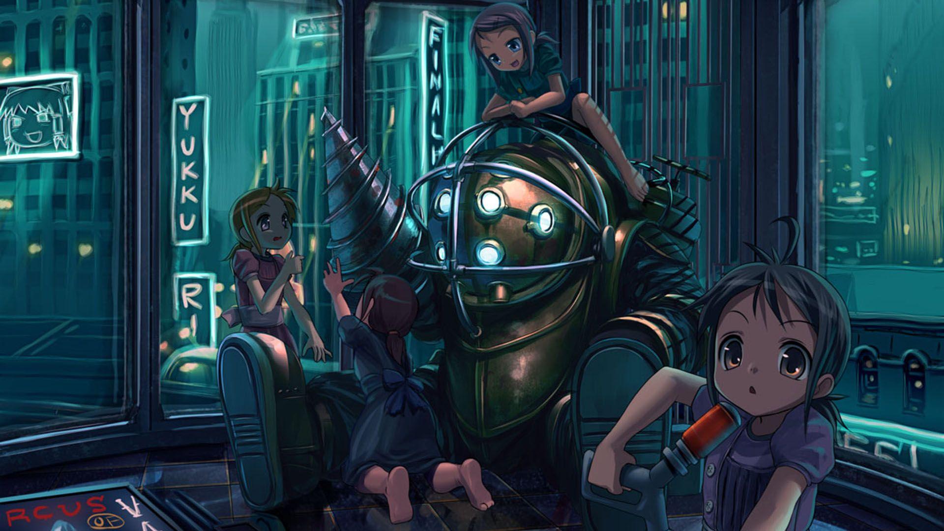 1920x1080 I found a freaking adorable Bioshock wallpaper but sadly I don't