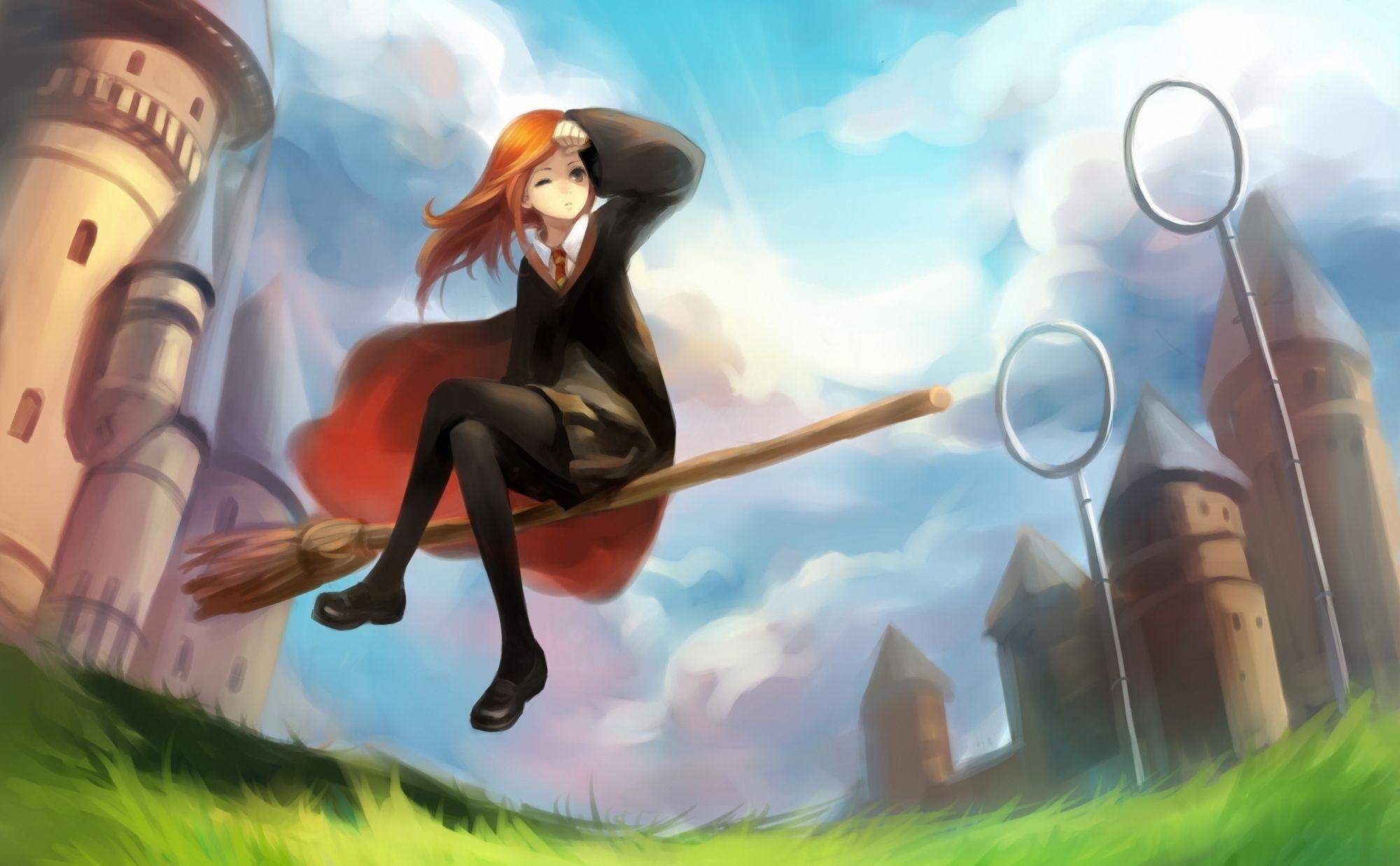 2000x1237 Harry Potter Anime Wallpaper FREE Picture