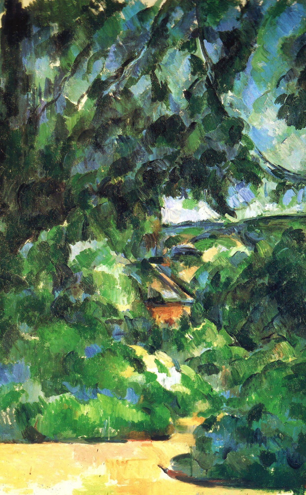 1242x2008 IPhone 6 Plus Ready. 1904 1905 Vers Paul Cézanne Le Paysage Bleu