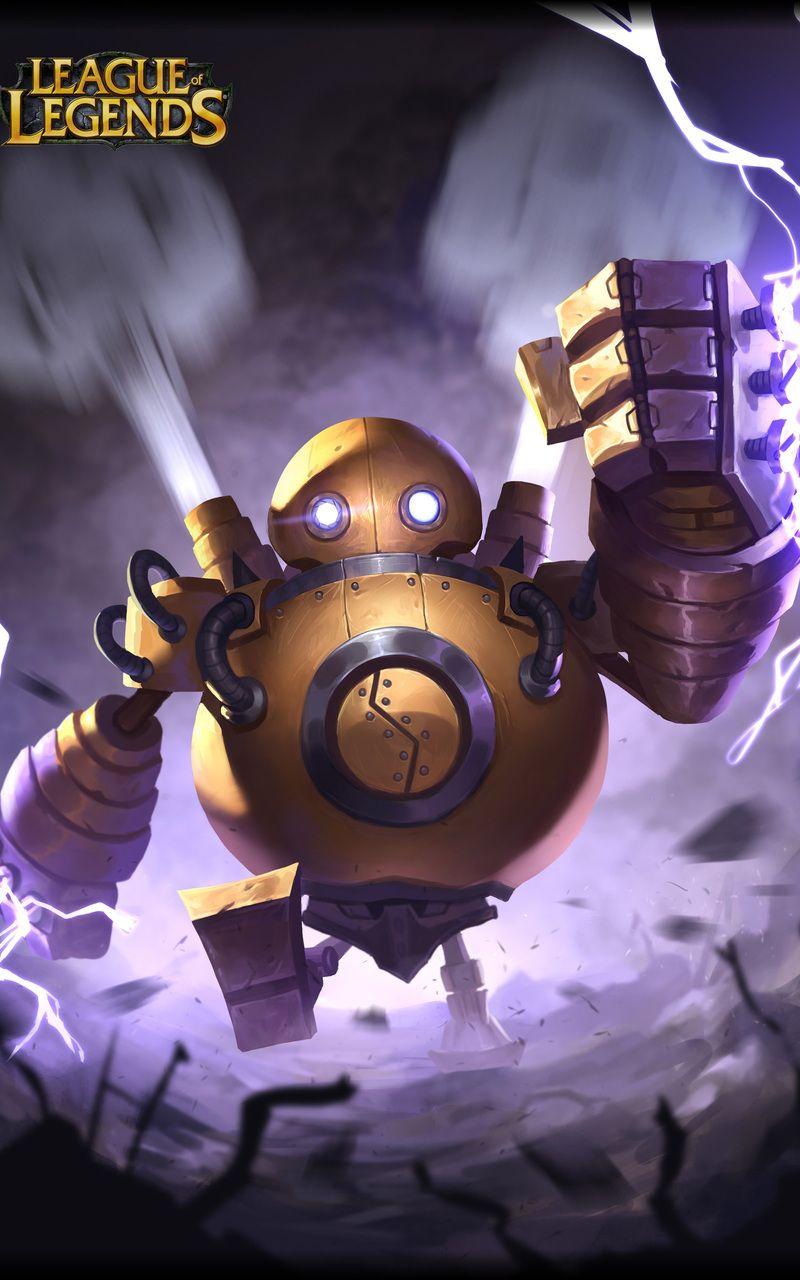 Blitzcrank Zenith Games Skin LoL Splash Art Wallpaper 8K 2031i