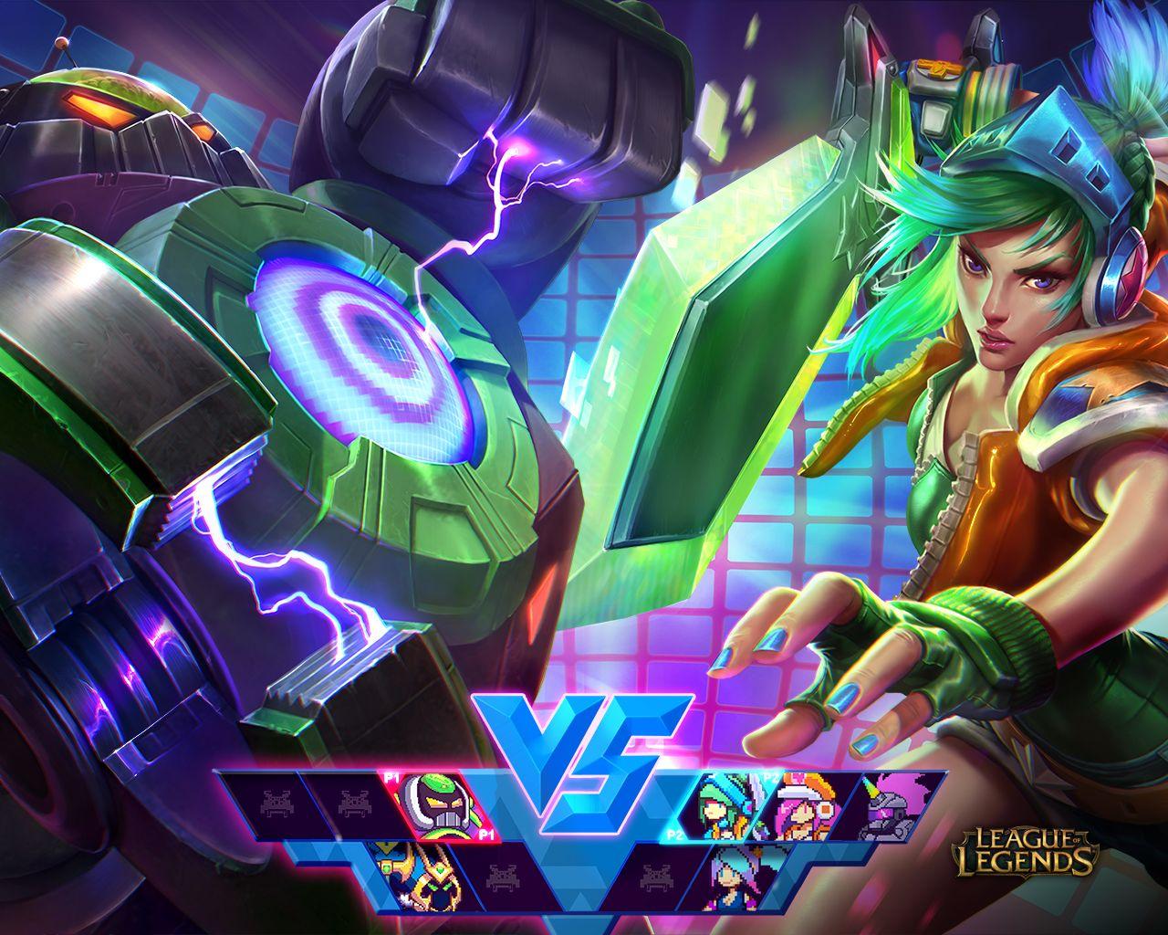 1280x1024 Surrender at 20: The Arcade is Open Riven & Blitzcrank Skins