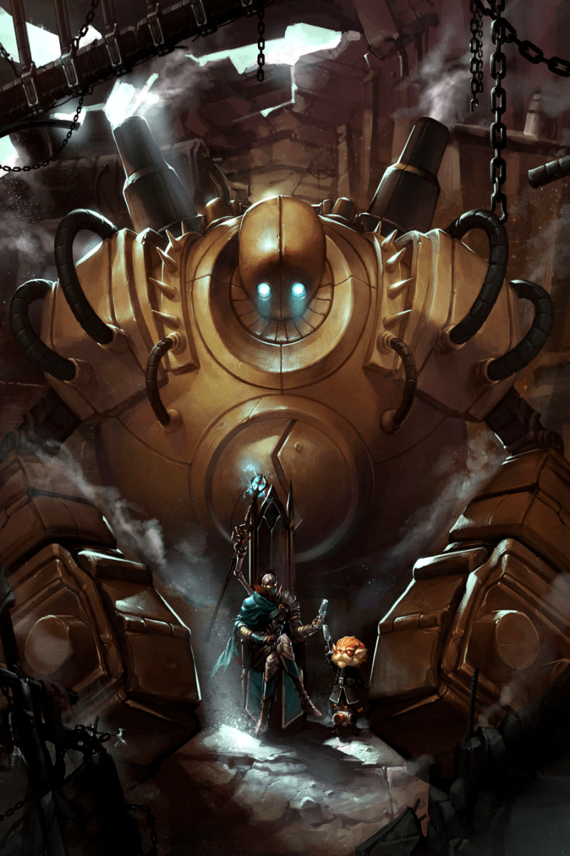 800x1200 LOL, League Of Legends, Fan Art, Wallpaper, Campeões, Blitzcrank