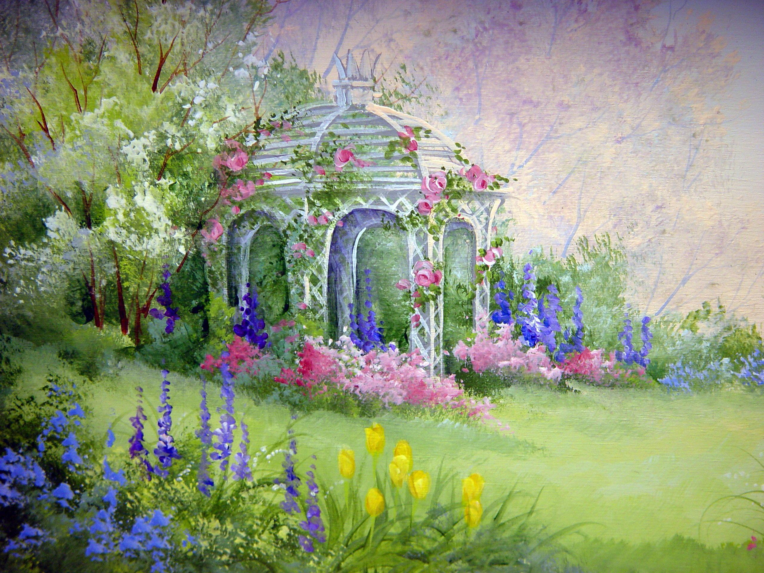 2560x1920 Garden Gazebo HD desktop wallpaper : Widescreen : High Definition