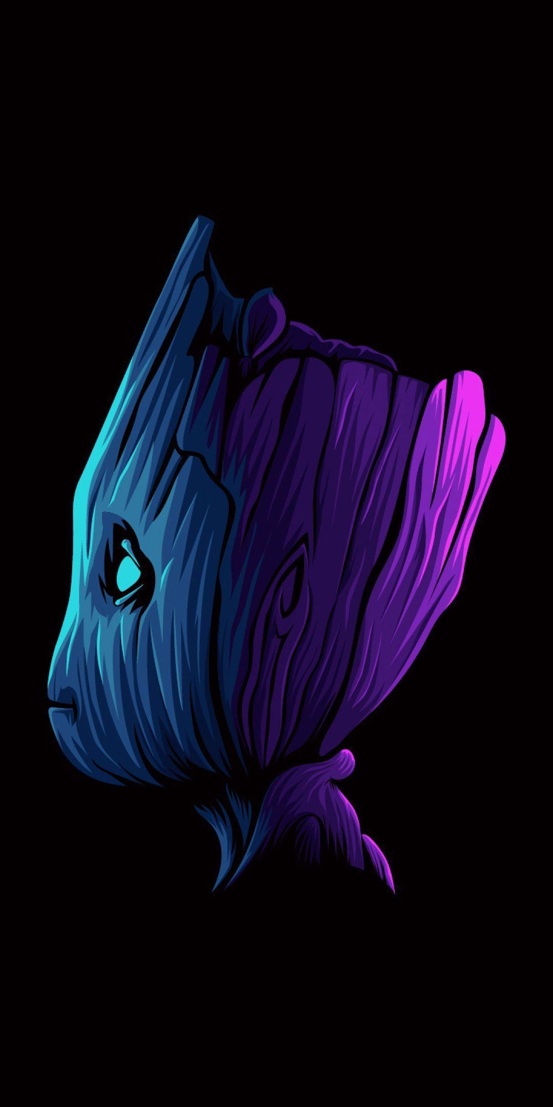 Groot Neon Wallpapers - Top Hình Ảnh Đẹp