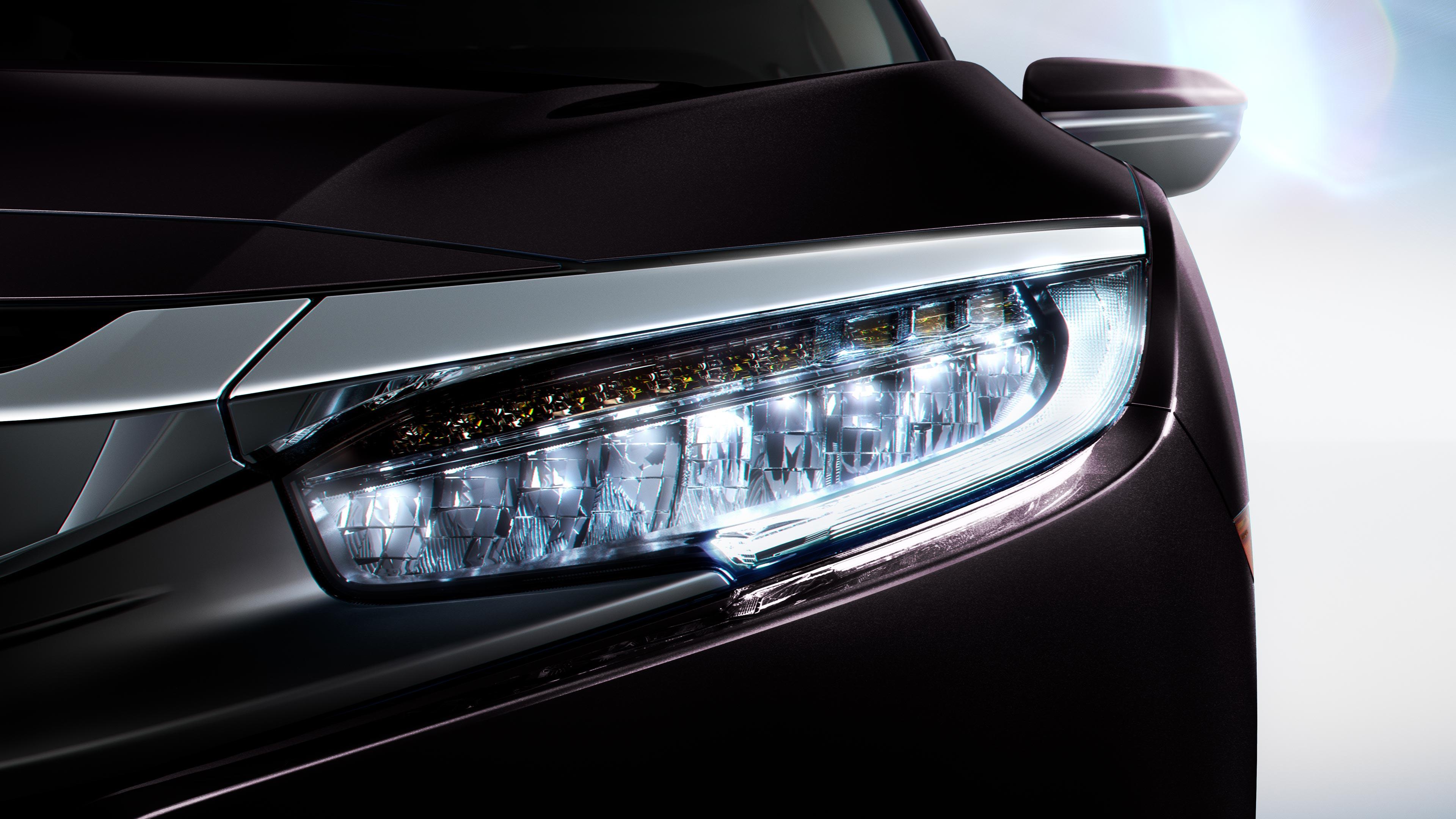 3840x2160 Honda Civic 2017 headlights close HD view Civic 2017 HD