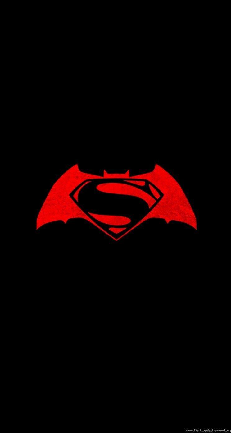 744x1392 Download Batman V Superman Logo HD Wallpaper For iPhone 5 / 5s. Desktop Background