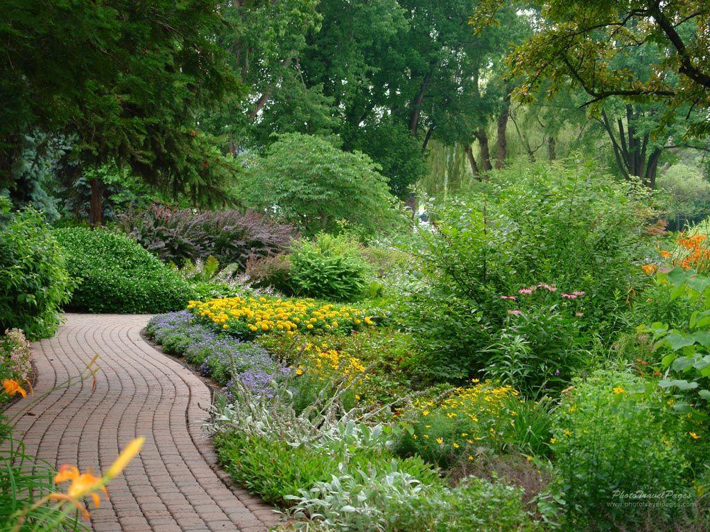 1024x768 English Garden Landscape Ideas Photograph. From The English