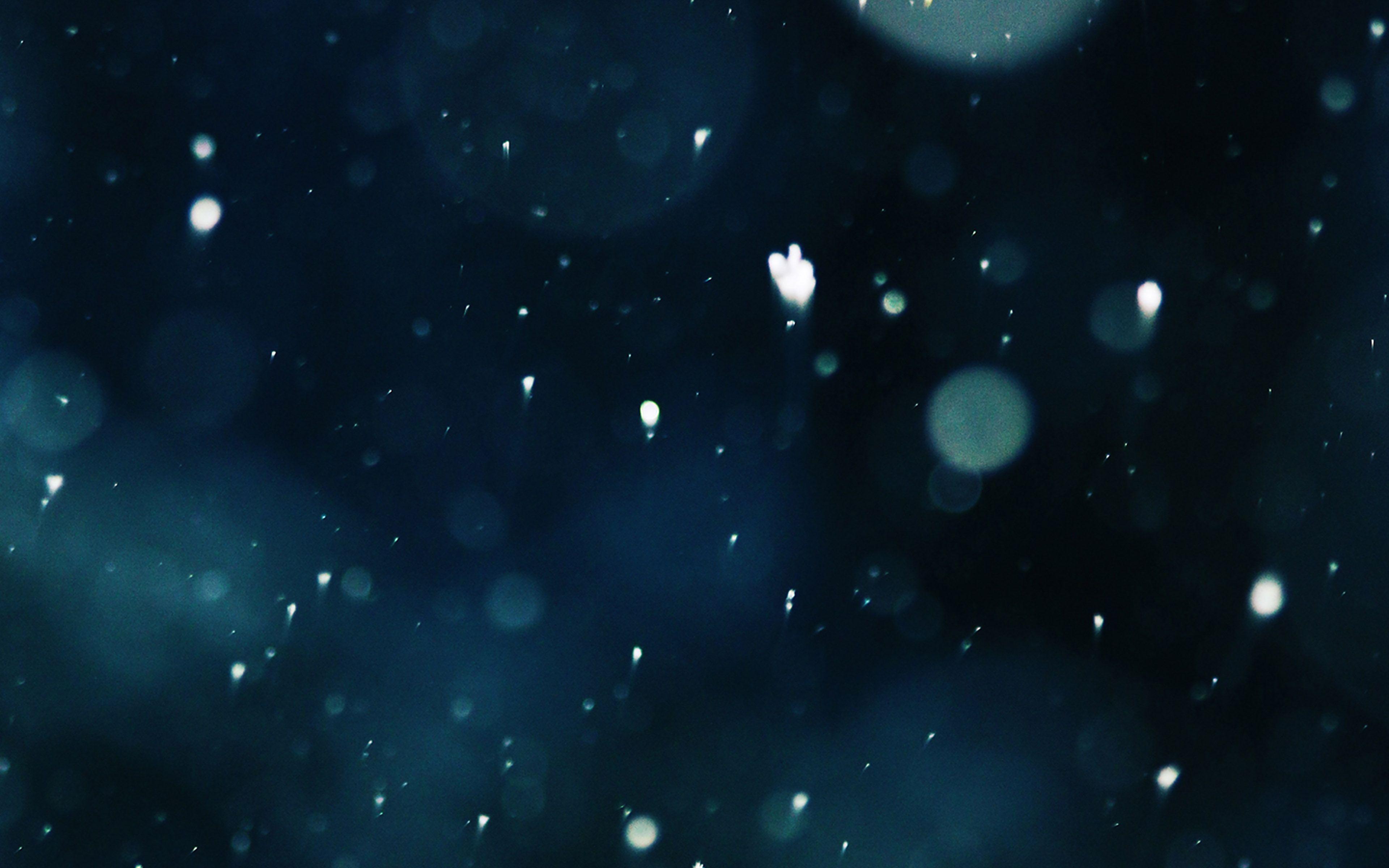 3840x2400 Snow Falling Nature Pattern Wallpaper