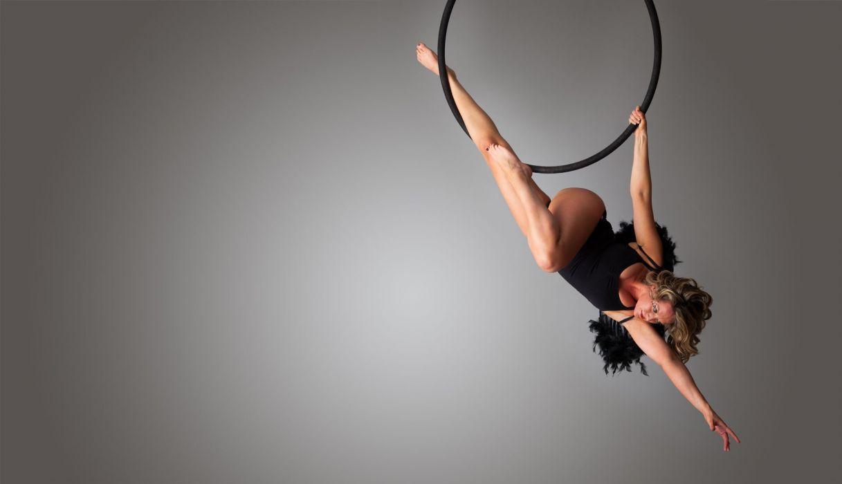 1217x700 AERIAL HOOP acrobatics circus amusement fitness babe cerceau dance lyra dancing swing wallpaperx1104