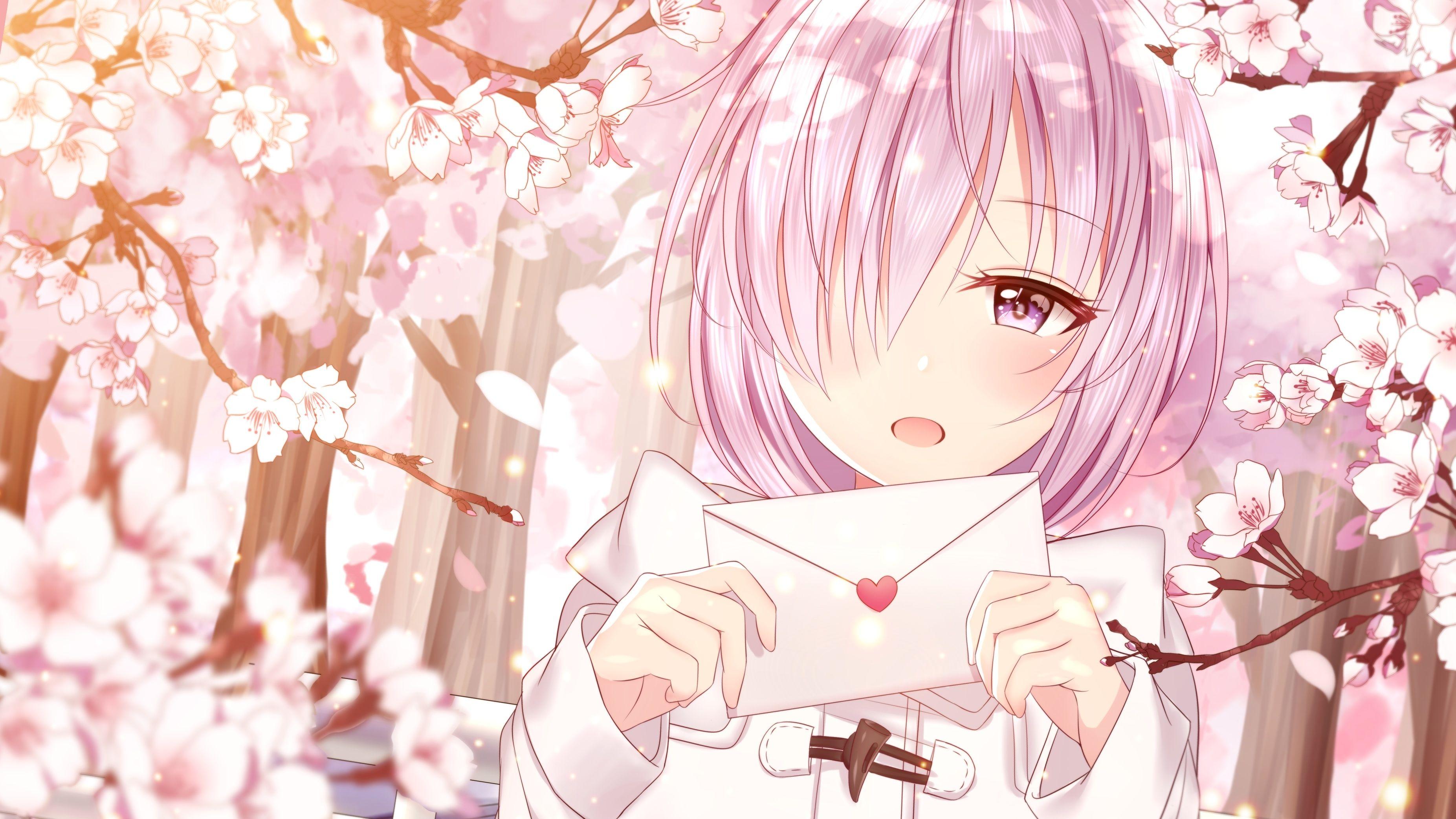 3706x2085 Download 3706x2085 Matthew Kyrielite, Purple Hair, Smiling, Cherry