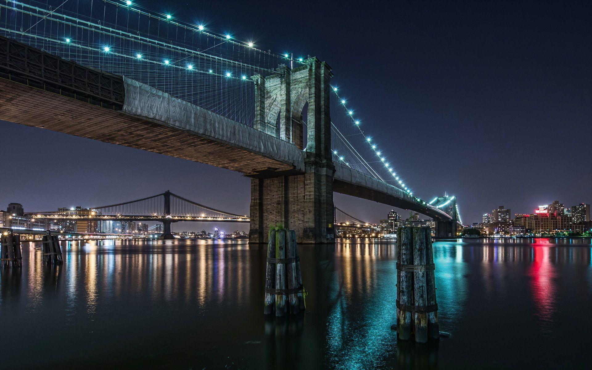 1920x1200 Brooklyn Bridge Widescreen Wallpaper. New York City