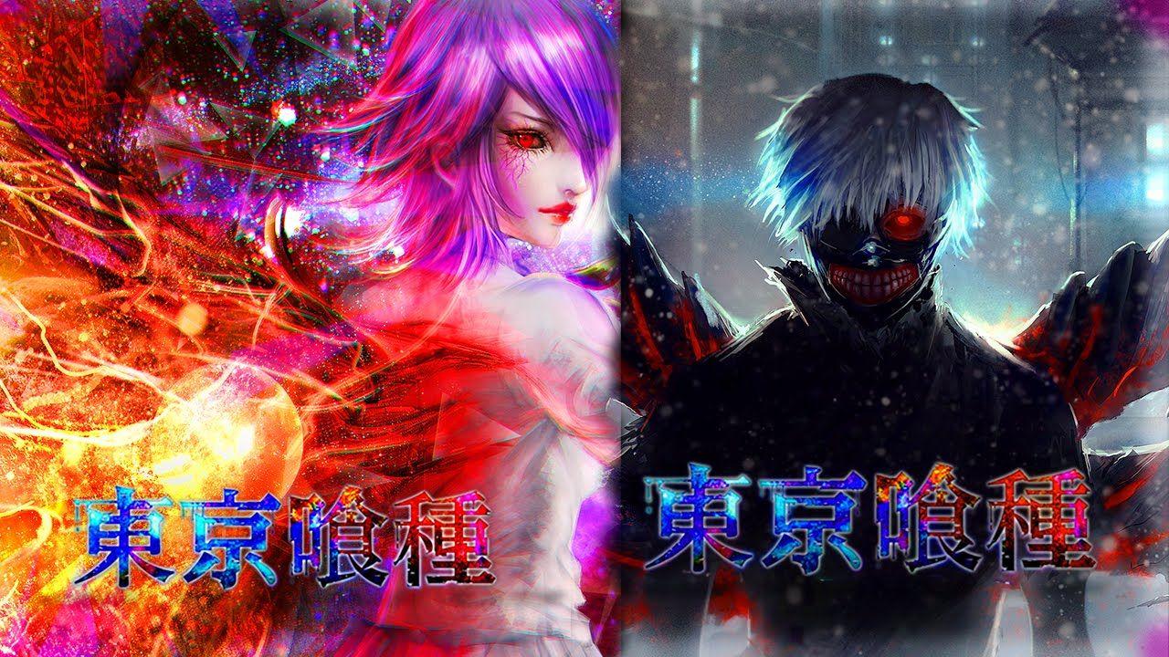 1280x720 Touka And Kaneki Wallpaper