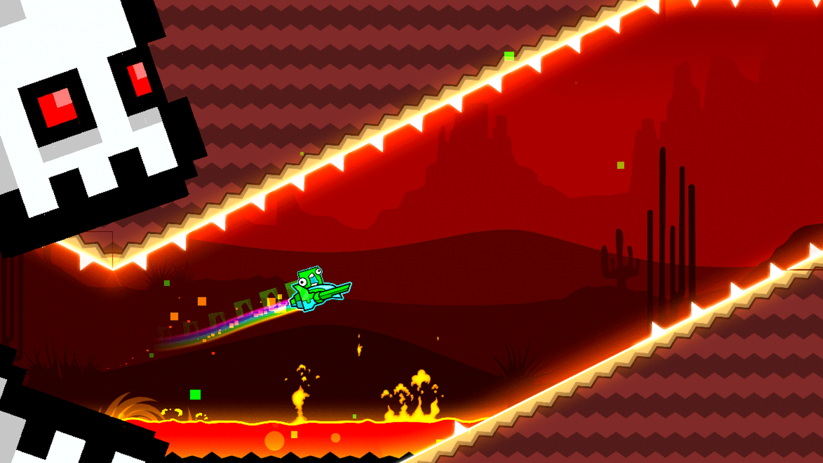 1600x900 Geometry Dash SubZero Wallpaper