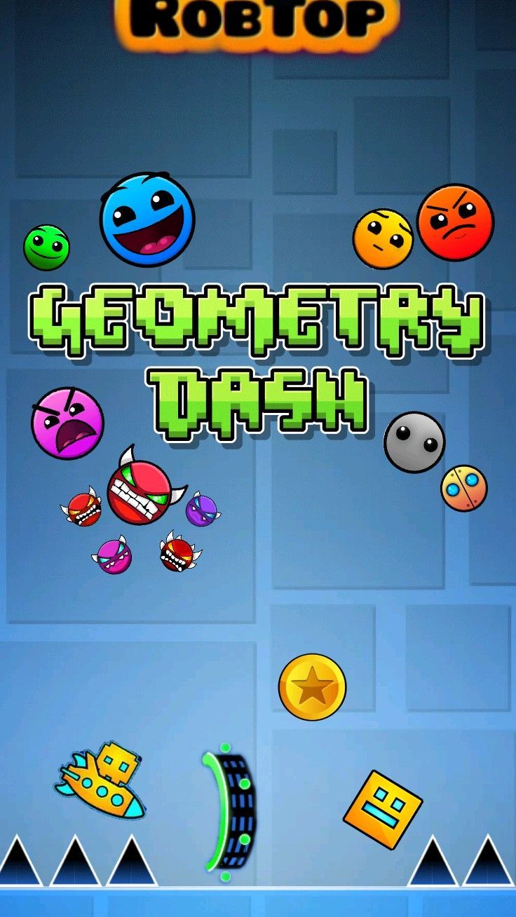 736x1308 Geometry Dash Samsung Wallpaper