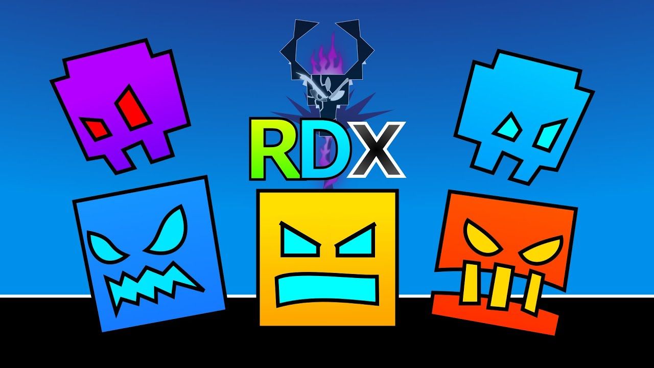1280x720 Geometry Dash 2.2 Unlocked Dash X Stage 4 [Harder ⭐6]
