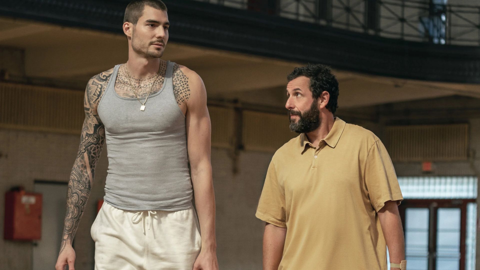 1920x1080 Ben Stiller Juancho Hernangomez HD Hustle Wallpaper