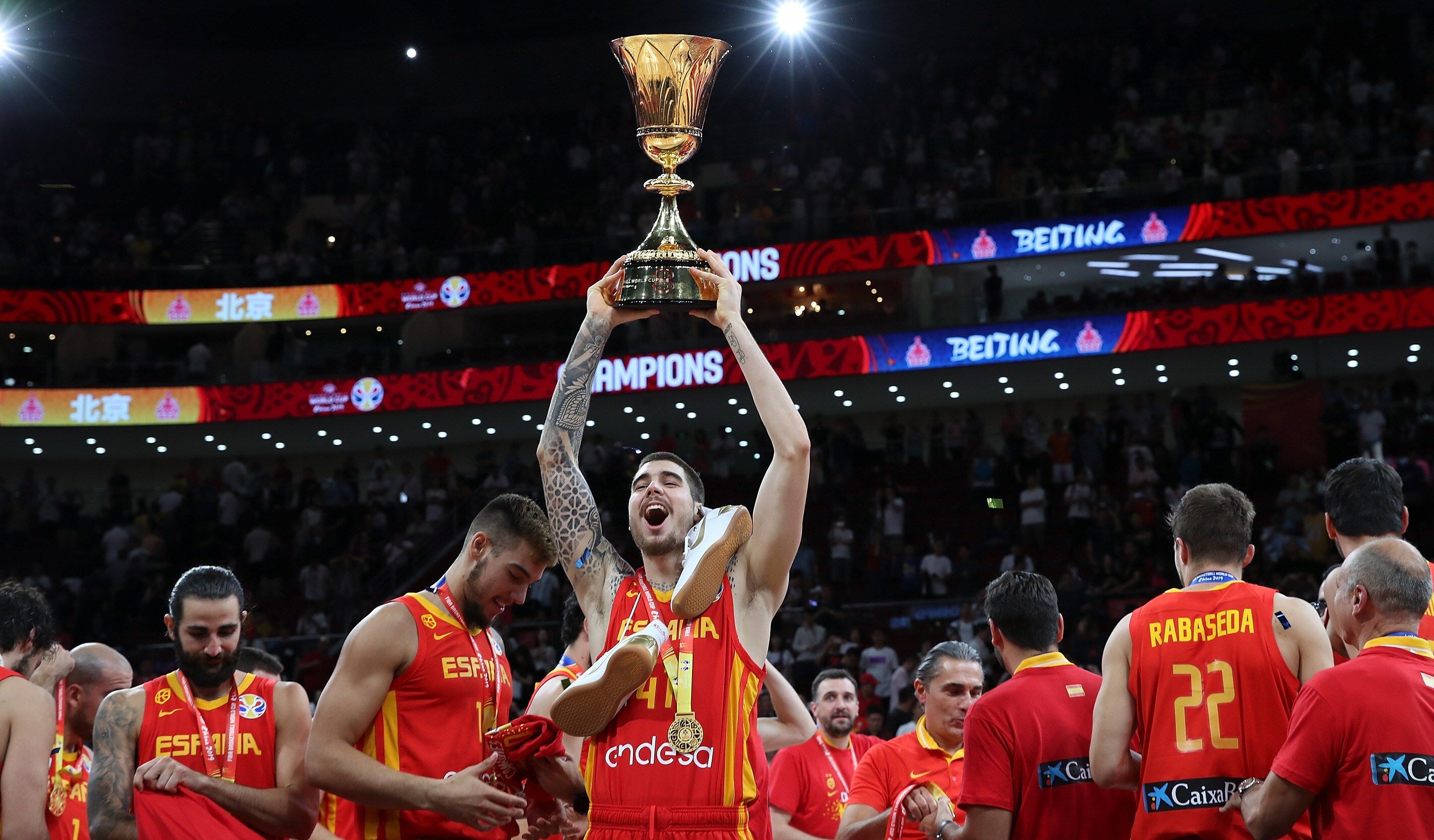 2841x1664 Denver Nuggets' Juancho Hernangómez wins FIBA World Cup Gold Medal with Spain