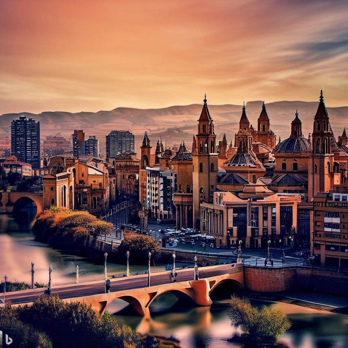 1200x1200 La ciudad de Logroño, vista por la inteligencia artificial