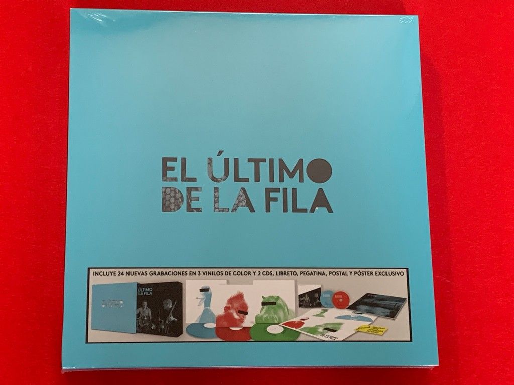 1024x768 EL ULTIMO DE LA FILA DESBARAJUSTE PIRAMIDAL 3 LP DE COLOR. 2 CDS. LIBRETO. PEGATINA. PÓSTER EXCLUSIVO
