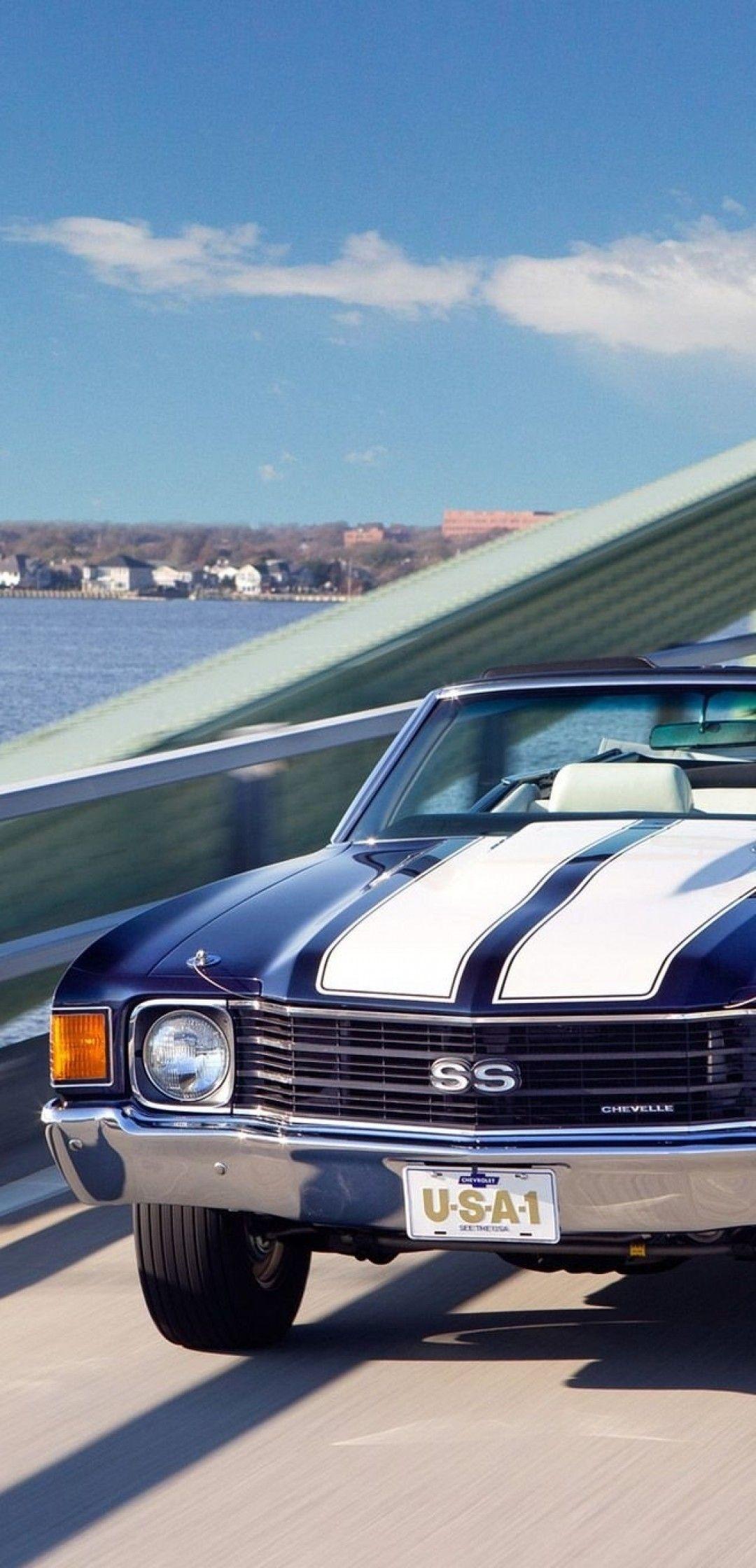 1080x2240 Download 1080x2240 Cars, 1967 Chevrolet Chevelle Ss, Bridge